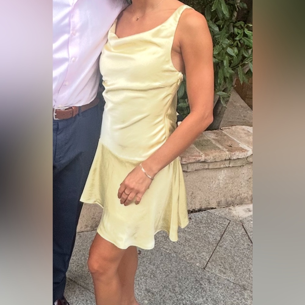 Wild Fable Light Yellow Mini Dress